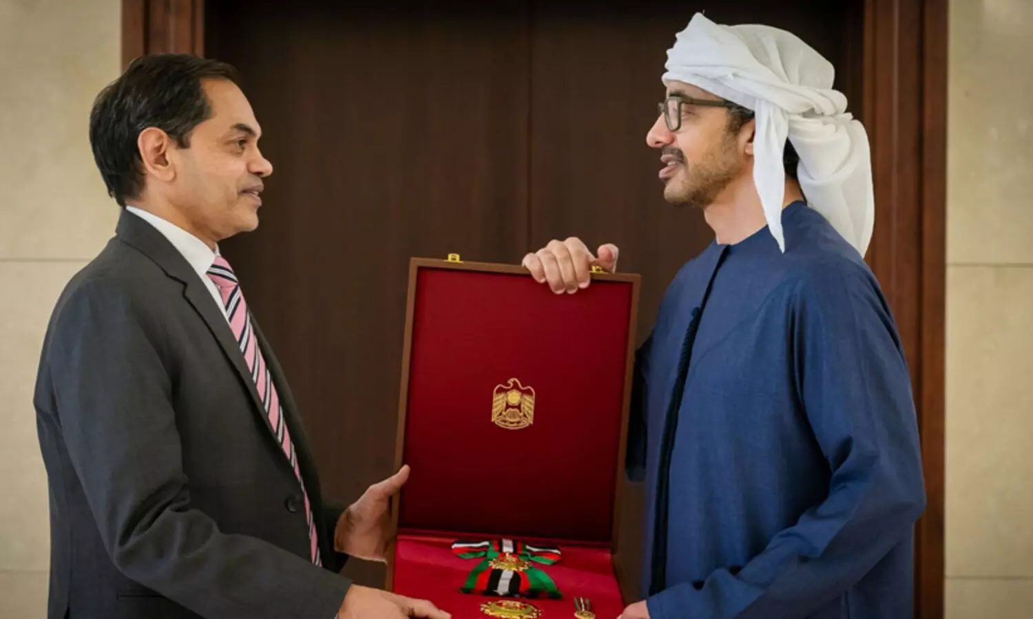 യു.എ.ഇയിലെ ഇന്ത്യൻ അംബാസഡർക്ക് ഓർഡർ ഓഫ് സായിദ് ബഹുമതി