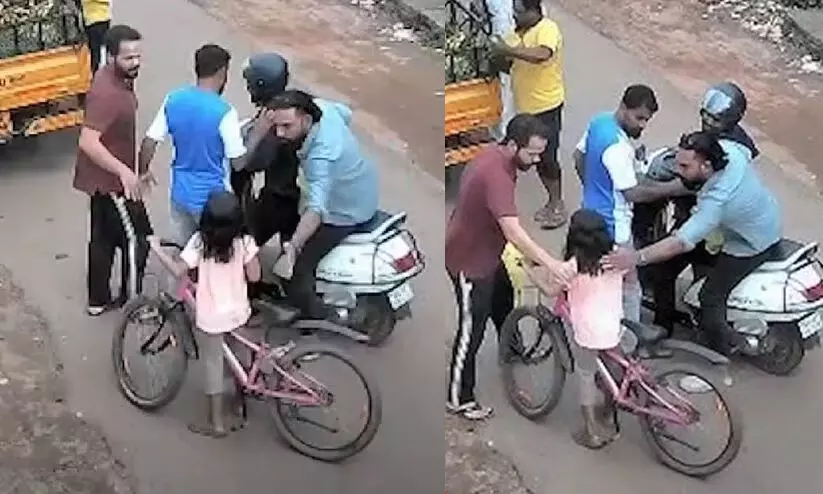 ച്യൂയിങ്ഗം തൊണ്ടയിൽ കുടുങ്ങിയ കുട്ടിക്ക് രക്ഷകരായി യുവാക്കൾ