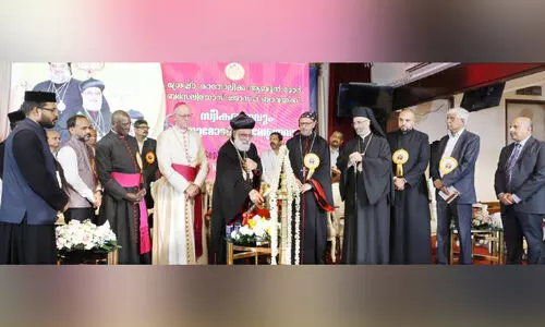 കാ​തോ​ലി​ക്കാ ബാ​വ മാ​ര്‍ ബ​സേ​ലി​യോ​സ് ജോ​സ​ഫി​ന് സ്വീ​ക​ര​ണം നൽകി