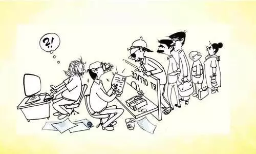 ഡ്രൈവിങ്​ സീറ്റിൽ ആളില്ലാതെ ആർ.ടി.ഓഫിസ്