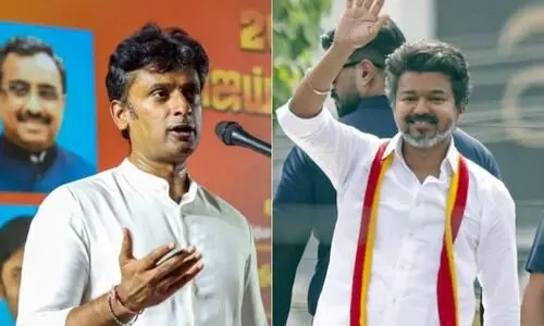 Deep states new baby: BJP leader slams actor Vijay, says TVK shows naxal mindset Deep states new baby: BJP leader slams actor Vijay, says TVK shows naxal mindset