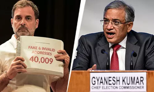 പൊതുജനങ്ങൾക്ക് ഓൺലൈനായി വോട്ട് ഒഴിവാക്കാനാവില്ല; രാഹുലിന്റെ ആരോപണങ്ങൾ തള്ളി തെരഞ്ഞെടുപ്പ് കമീഷൻ