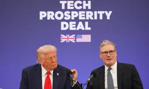 ടെ​ക് സ​ഹ​ക​ര​ണ ക​രാ​റി​ൽ ഒ​പ്പു​വെ​ച്ച് യു.​എ​സും യു.​കെ​യും