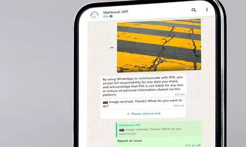 ദുബൈയിൽ ഗതാഗത സംവിധാനങ്ങളിലെ കേടുപാടുകൾ വാട്​സ്ആപ്​ വഴി അറിയിക്കാം