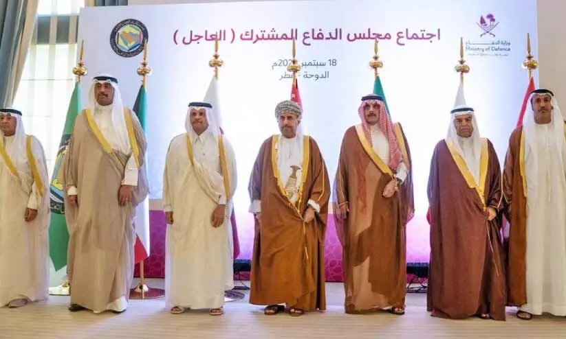 ഖ​ത്ത​റി​ൽ സം​യു​ക്ത പ്ര​തി​രോ​ധ സ​മി​തി യോ​ഗം; ജി.​സി.​സി സം​യു​ക്ത സൈ​നി​ക അ​ഭ്യാ​സ​ത്തി​ന് ധാ​ര​ണ