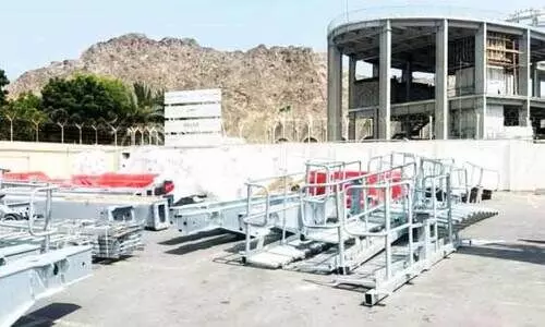 മ​ത്ര കേ​ബി​ൾ കാ​ർ പ​ദ്ധ​തി; ആ​ദ്യ ബാ​ച്ച് ഉ​പ​ക​ര​ണ​ങ്ങ​ൾ എ​ത്തി​ച്ചു