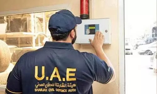 ഷാ​ർ​ജ വ്യ​വ​സാ​യ മേ​ഖ​ല​യി​ൽ സു​ര​ക്ഷാ പ​രി​ശോ​ധ​ന; സി​വി​ൽ ഡി​ഫ​ൻ​സാ​ണ്​ പ​രി​​ശോ​ധ​ന കാ​മ്പ​യി​ൻ ആ​രം​ഭി​ച്ച​ത്​