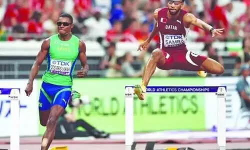 ലോ​ക അ​ത്‌​ല​റ്റി​ക്സ് ചാ​മ്പ്യ​ൻ​ഷി​പ്പി​ൽ ച​രി​ത്ര നേ​ട്ട​വു​മാ​യി ഖ​ത്ത​രി അ​ത്‌​ല​റ്റു​ക​ൾ