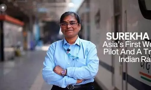 ഏഷ്യയിലെ ആദ്യ വനിതാ ലോ​ക്കോ പൈലറ്റിന് മുംബൈയിൽ പടിയിറക്കം