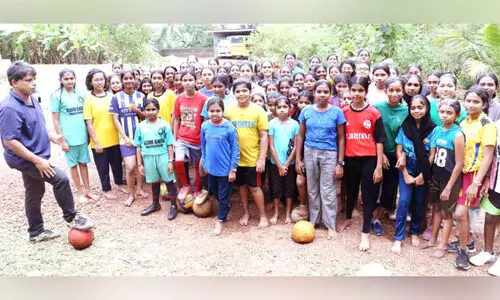 Women Sports Academy students training