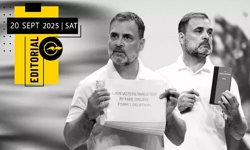 Rahul Gandhi, vote chori, Editorial