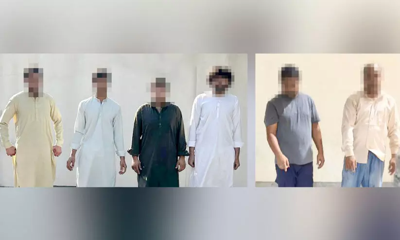 അ​ന​ധി​കൃ​ത​മാ​യി ത​മ്പാ​ക്കും മ​ദ്യ​വും വി​റ്റു; ആ​റു​പേ​ർ പി​ടി​യി​ൽ