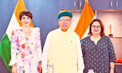 ഇ​ന്ത‍്യ​ൻ നി​യ​മ​കാ​ര്യ മ​ന്ത്രി​യു​മാ​യി കൂ​ടി​ക്കാ​ഴ്ച ന​ട​ത്തി പ്ര​ഫ. മ​രി​ക്കെ പോ​ൾ​സ​ൺ