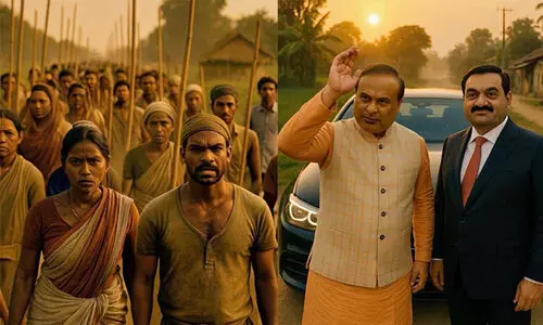 അസം വിൽപനക്കല്ല’, ബി.ജെ.പിയുടെ വിദ്വേഷ വിഡിയോക്ക് മറുപടിയുമായി കോൺഗ്രസിന്റെ എ.ഐ വിഡിയോ അസം വിൽപനക്കല്ല’, ബി.ജെ.പിയുടെ വിദ്വേഷ വിഡിയോക്ക് മറുപടിയുമായി കോൺഗ്രസിന്റെ എ.ഐ വിഡിയോ