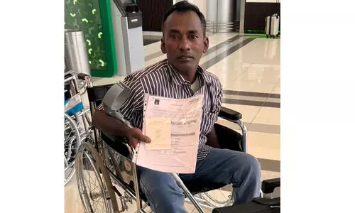 കെ.എം.സി.സിയുടെ സഹായഹസ്തം; നാടണഞ്ഞ് തമിഴ്നാട് സ്വദേശി മഹേഷ് രാമലിംഗം