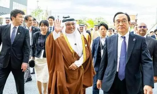 കി​രീ​ടാ​വ​കാ​ശി ജ​പ്പാ​ൻ പ്ര​ധാ​ന​മ​ന്ത്രി​യു​മാ​യി കൂ​ടി​ക്കാ​ഴ്ച ന​ട​ത്തി