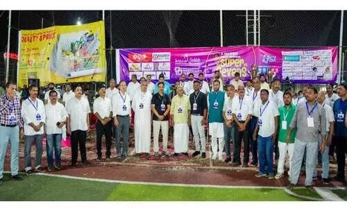 ഇ. ​അ​ഹ​മ്മ​ദ് സാ​ഹി​ബ് മെ​മ്മോ​റി​യ​ൽ സൂ​പ്പ​ർ-7; കെ.​എം.​സി.​സി ഫു​ട്ബാ​ൾ ടൂ​ർ​ണ​മെ​ന്റി​ന് ജി​ദ്ദ​യി​ൽ തു​ട​ക്കം