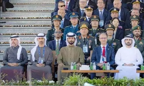 ‘പ​വ​ർ ഓ​ഫ് യൂ​നി​റ്റി’ സൈ​നി​ക പ​രേ​ഡി​ൽ പ​ങ്കെ​ടു​ത്ത് ശൈ​ഖ് നാ​സ​ർ