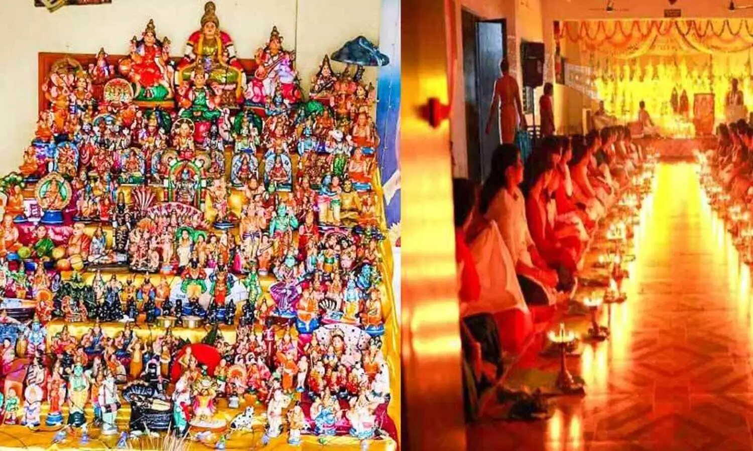 നവരാത്രി ആഘോഷങ്ങള്‍ക്കായി ബൊമ്മക്കൊലു ഒരുങ്ങി