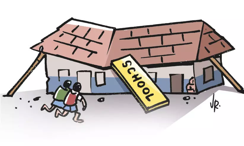 1157 സ്​കൂൾ​ കെട്ടിടങ്ങൾ ‘അൺഫിറ്റ്’; അപകടം അരികെ