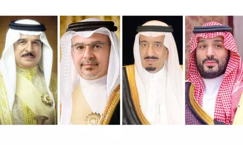 സൗദി ദേശീയദിനം: ആശംസകളുമായി ബഹ്‌റൈൻ ഭരണാധികാരികൾ