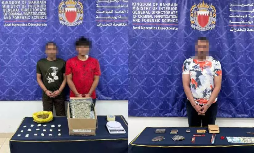 ബഹ്റൈനിൽ വൻ മയക്കുമരുന്ന് വേട്ട; 19 പേർ പിടിയിൽ ബഹ്റൈനിൽ വൻ മയക്കുമരുന്ന് വേട്ട; 19 പേർ പിടിയിൽ