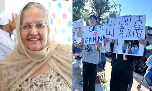 മൂന്നു പതിറ്റാണ്ടു പിന്നിട്ട പൗര ജീവിതത്തിനുശേഷം തടങ്കലിലടച്ച പഞ്ചാബി മുത്തശ്ശിക്കുവേണ്ടി ഒറ്റക്കെട്ടായി യു.എസി​ലെ തെരുവ്