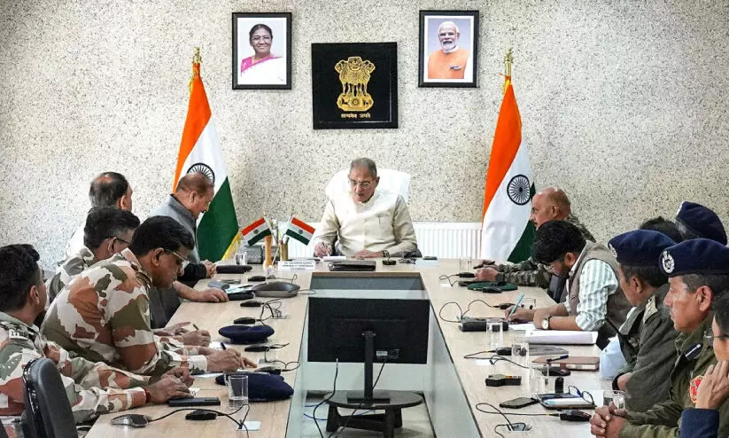 Lieutenant Governor Kavinder Gupta calls security review meeting to assess the situation in Ladakh Lieutenant Governor Kavinder Gupta calls security review meeting to assess the situation in Ladakh