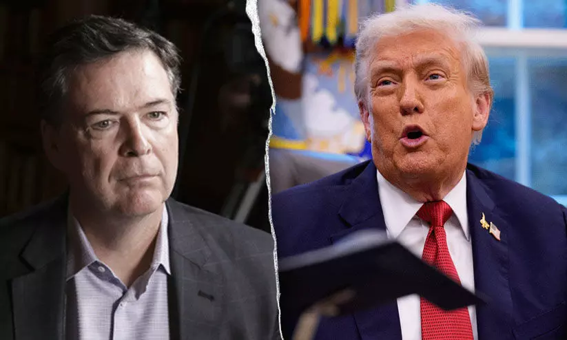 ട്രംപ് വിമർശകനായ മുൻ എഫ്.ബി.ഐ ഡയറക്ടർക്കെതിരെ കുറ്റങ്ങൾ ചുമത്തി യു.എസ് ജഡ്ജ്;   ആഘോഷ പോസ്റ്റുമായി ട്രംപ്