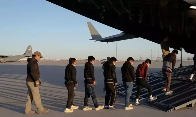 യു.എസ് ഈ വർഷം നാടുകടത്തിയത് 2417 ഇന്ത്യക്കാരെ