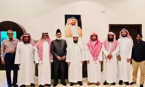 അന്തരിച്ച ഗ്രാൻഡ് മുഫ്തിയുടെ കുടുംബത്തെ സൗദിയിലെത്തി അനുശോചനം അറിയിച്ച് ഡോ. ഹുസൈൻ മടവൂർ