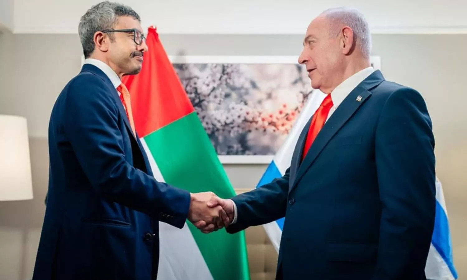 ഗസ്സ യുദ്ധം ഉടൻ അവസാനിപ്പിക്കണമെന്ന് യു.എ.ഇ; ശൈഖ് അബ്ദുല്ല നെതന്യാഹുവുമായി കൂടിക്കാഴ്ച നടത്തി