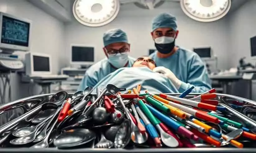 stationery items recovered from mans stomach stationery items recovered from mans stomach