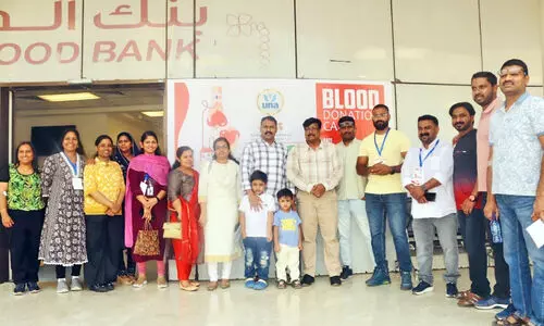 യു​നൈ​റ്റ​ഡ് ന​ഴ്‌​സ​സ് അ​സോ​സി​യേ​ഷ​ൻ ര​ക്ത​ദാ​ന ക്യാ​മ്പ്