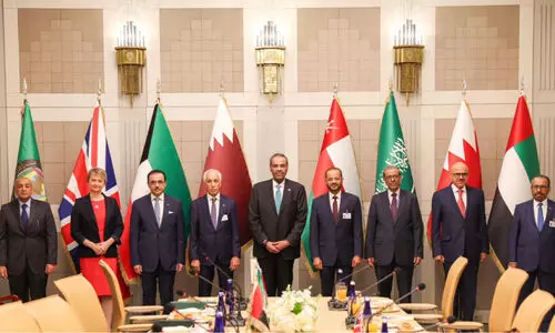 സു​ര​ക്ഷ​ക്കും സ്ഥി​ര​ത​ക്കും ആ​ഹ്വാ​നം; ജി.​സി.​സി-​ബ്രി​ട്ട​ൻ സം​യു​ക്ത മ​ന്ത്രി​ത​ല യോ​ഗം