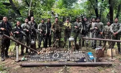Maoist,Arms manufacturing,Facility,Destroyed,Counter-insurgency,Militant hideout,Weapons cache,Operation, സുക്മജില്ല, ഓപറേഷൻ പ്രഹാർ, മാവോവാദി, സുരക്ഷസേന