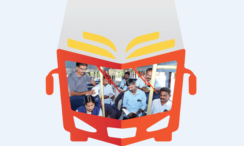 യാത്ര ചെയ്യാൻ മാത്രമല്ല, പുസ്തകം വായിക്കാനും കെ.എസ്.ആർ.ടി.സിയിൽ കയറാം; കാസർകോട് കെ.എസ്.ആർ.ടി.സിയിലെ വായനശാല ‘ഓട്ടം’ തുടങ്ങിയിട്ട് അഞ്ചുവർഷം