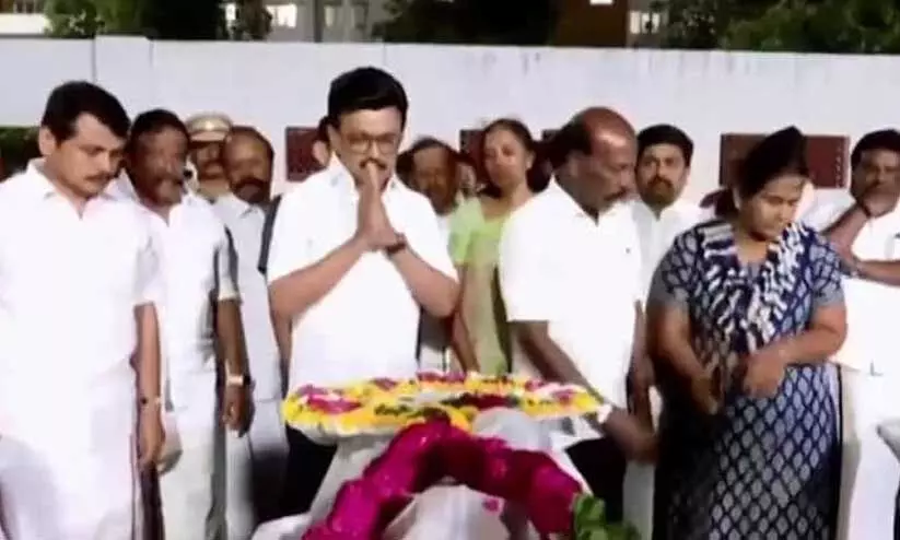 തമിഴ്നാടിന്റെ ചരിത്രത്തിൽ ഇങ്ങനെയൊരു ദുരന്തം ഉണ്ടായിട്ടില്ല; ദുഃഖം വാക്കുകൾക്കതീതം, ജുഡീഷ്യൽ അന്വേഷണം പ്രഖ്യാപിച്ച് സ്റ്റാലിൻ