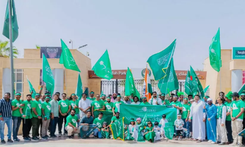 റി​യാ​ദ് ടാ​ക്കീ​സ് സൗ​ദി ദേ​ശീ​യ​ദി​നം ആ​ഘോ​ഷി​ച്ചു