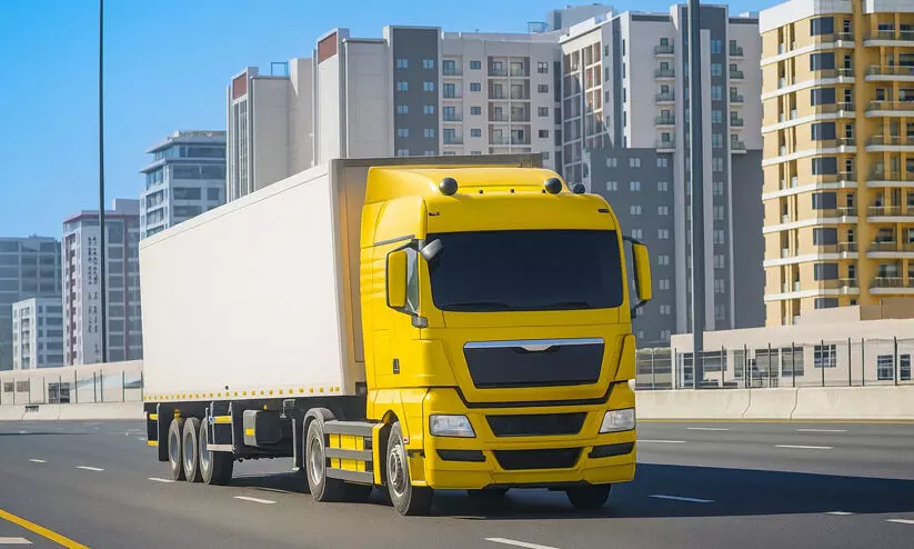 photo: automomous lorry photo: automomous lorry