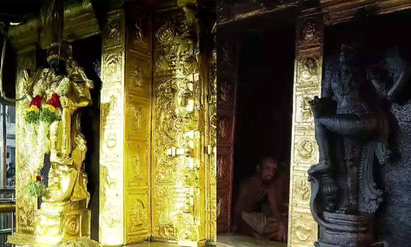 ശബരിമലയില്‍ നിന്ന് കാണാതായ ദ്വാരപാലക ശില്‍പ പീഠം കണ്ടെത്തി; കിട്ടിയത് കാണാതായെന്ന് പരാതി നൽകിയയാളുടെ ബന്ധു വീട്ടിൽ നിന്ന്