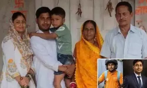 Suraj Yadav with Family