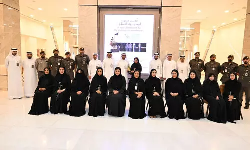 ഷാ​ർ​ജ ഗ്ലോ​ബ​ൽ അ​വാ​ർ​ഡ് ജി.​ഡി.​ആ​ർ.​എ​ഫ്.​എ ടീ​മി​നെ ആ​ദ​രി​ച്ചു