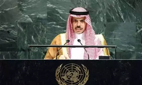 ഫലസ്തീൻ പ്രശ്നത്തിന് നീതിയുക്തവും ശാശ്വതവുമായ പരിഹാരം കണ്ടെത്തേണ്ട സമയമാണിത് - സൗദി വിദേശകാര്യ മന്ത്രി