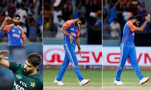 ഹാരിസ് റൗഫിന്റെ ഓഫ് സ്റ്റംപ് പിഴുത് മറുപടിയുമായി ബുംറയുടെ ഫ്ലൈറ്റ് ഡൗൺ ആഘോഷം