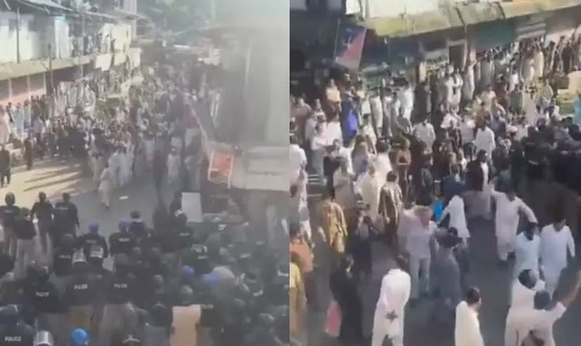 പാക് അധീന കശ്മീരിൽ പ്രതിഷേധം കലാപത്തിലേക്ക്; രണ്ടുപേർ കൊല്ലപ്പെട്ടു, 22 പേർക്ക് പരിക്ക് പാക് അധീന കശ്മീരിൽ പ്രതിഷേധം കലാപത്തിലേക്ക്; രണ്ടുപേർ കൊല്ലപ്പെട്ടു, 22 പേർക്ക് പരിക്ക്