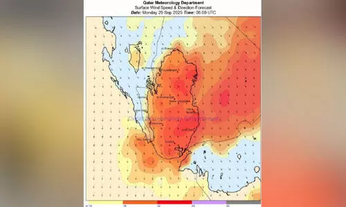 ശക്തമായ കാറ്റിന് സാധ്യത