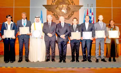 സി​വി​ൽ ഏ​വി​യേ​ഷ​നി​ലെ സു​ര​ക്ഷാ മി​ക​വി​ന് ബ​ഹ്‌​റൈ​ന് ഐ.​സി.​എ.​ഒ കൗ​ൺ​സി​ൽ പ്ര​സി​ഡ​ന്റ് സ​ർ​ട്ടി​ഫി​ക്ക​റ്റ്