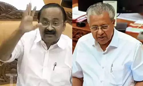 VD Satheesan and Pinarayi Vijayan