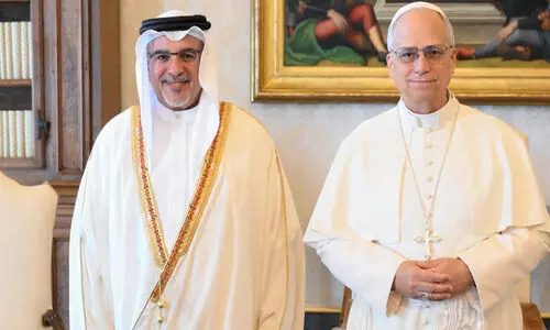 മാർപാപ്പയുമായി കൂടിക്കാഴ്ച നടത്തി കിരീടാവകാശി